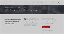 Desktop Screenshot of fiala.de