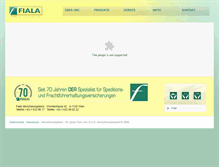 Tablet Screenshot of fiala.at